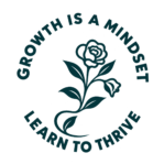 growth is a mindset Logo Thrive with Ibra